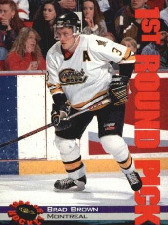 Brad Brown #16 Hockey Cards 1994 Classic