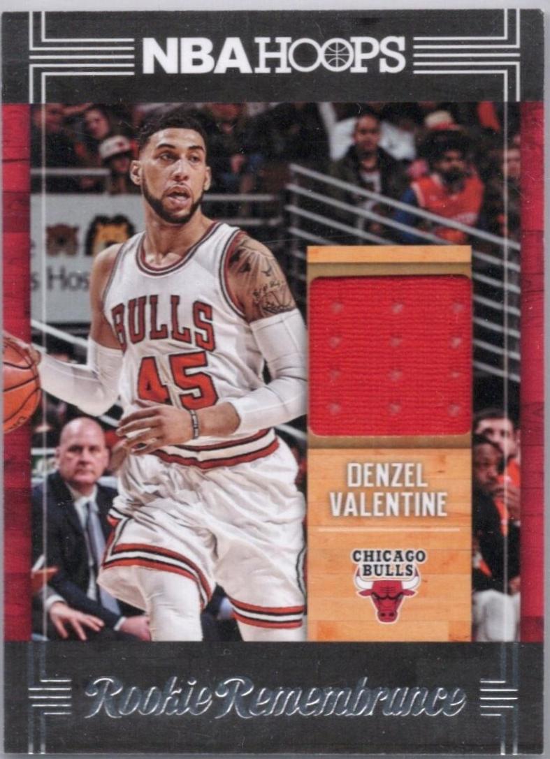 Denzel Valentine #RR-DV Basketball Cards 2017 Panini Hoops Rookie Remembrance