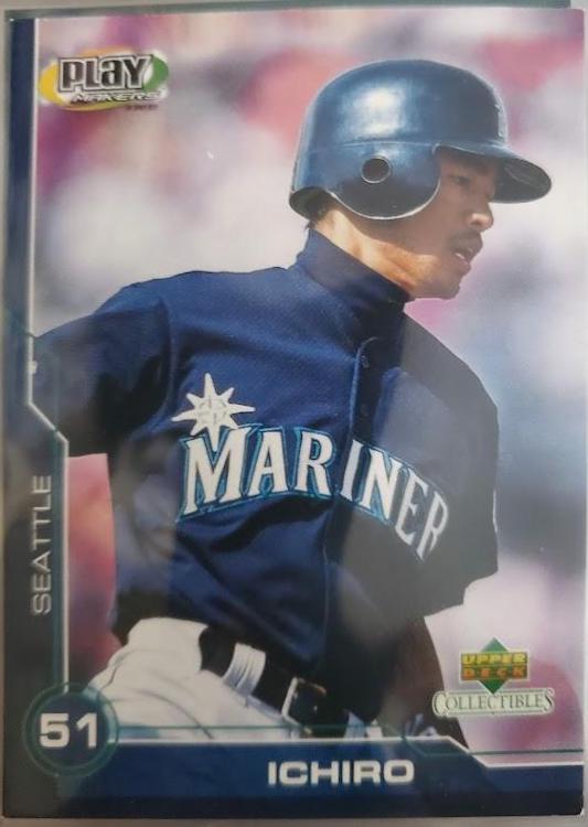 Ichiro #4 Baseball Cards 2001 Upper Deck Collectibles Playmakers