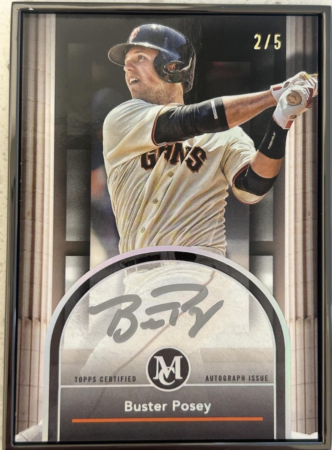 Buster Posey [Black] #MFA-BP