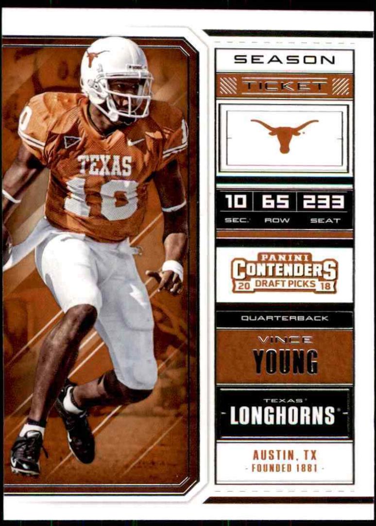Vince Young #99 2018 Panini Contenders Draft Picks Football