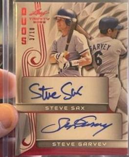 Steve Sax / Steve Garvey