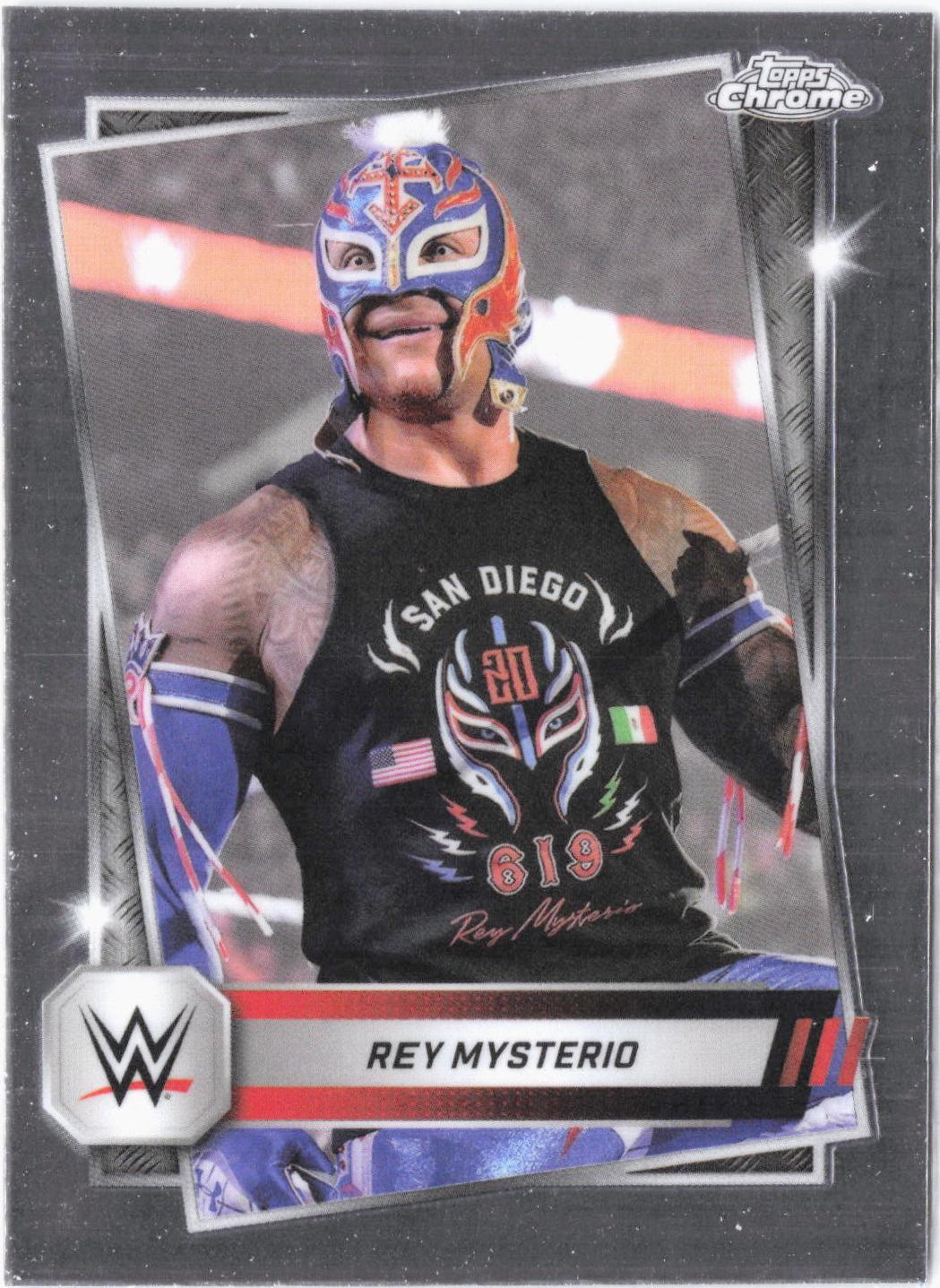 Rey Mysterio #62 Wrestling Cards 2025 Topps Chrome WWE