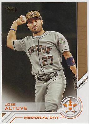 Jose Altuve #S-28 2017 Topps Baseball Salute