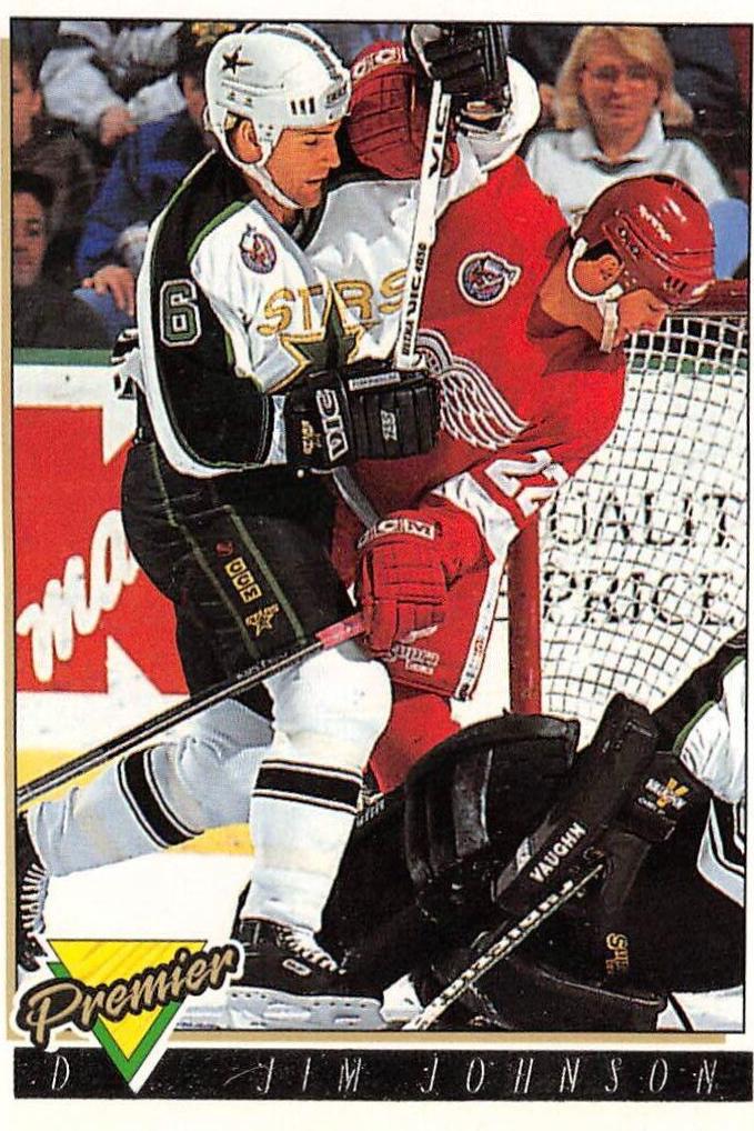 Jim Johnson #98 1993 Topps Premier Hockey