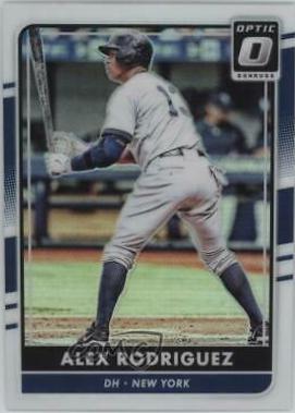 Alex Rodriguez #100 2016 Panini Donruss Optic Baseball