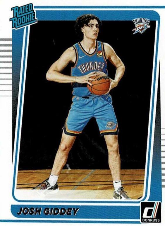 Josh Giddey #202 Basketball Cards 2021 Panini Donruss