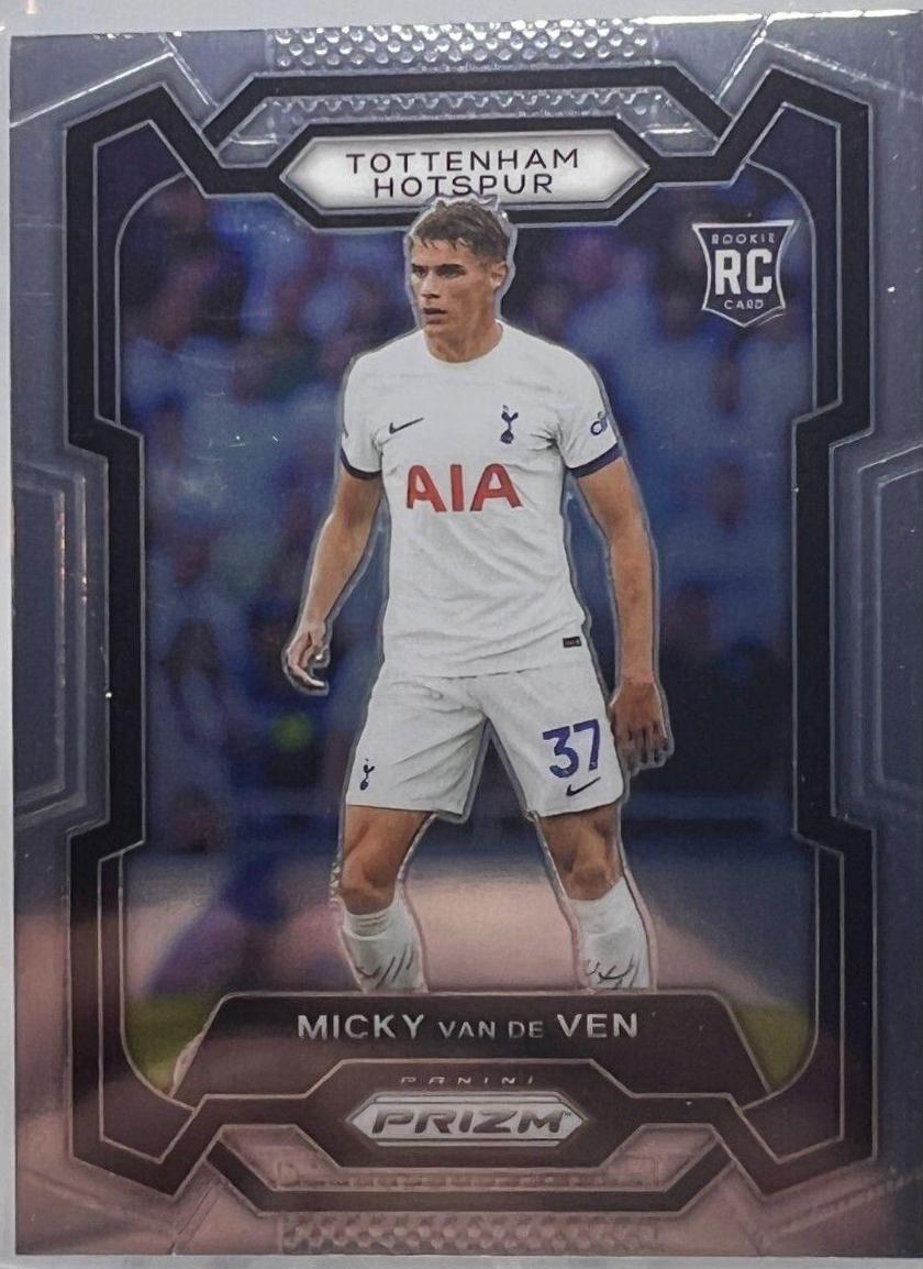 Micky van de Ven #126 Soccer Cards 2023 Panini Prizm Premier League