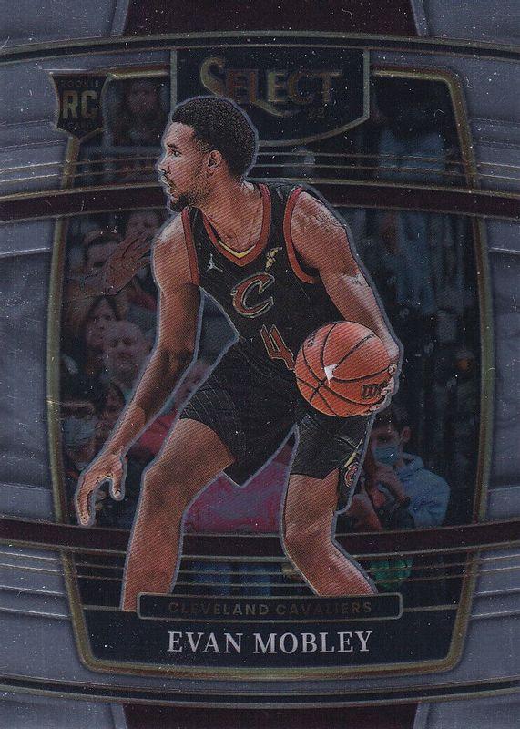 Evan Mobley #5 Basketball Cards 2021 Panini Select