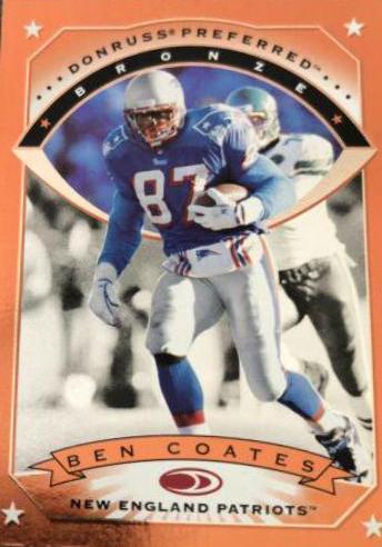 Ben Coates #8 Football Cards 1997 Donruss Preferred