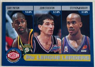 Payton, Stockton, Marbury, Miller, Kidd, Davis