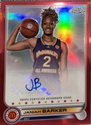 Janiah Barker [Red] #CA-JBA
