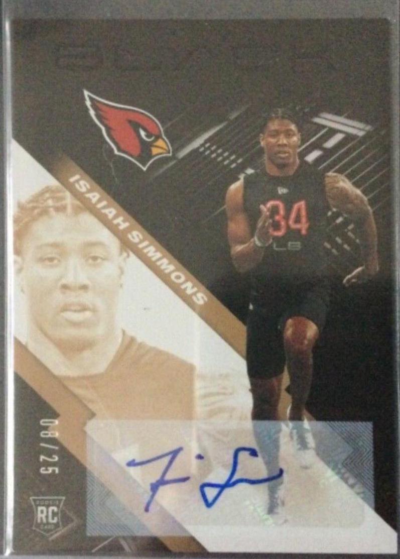 Isaiah Simmons #156 2020 Panini Black Football