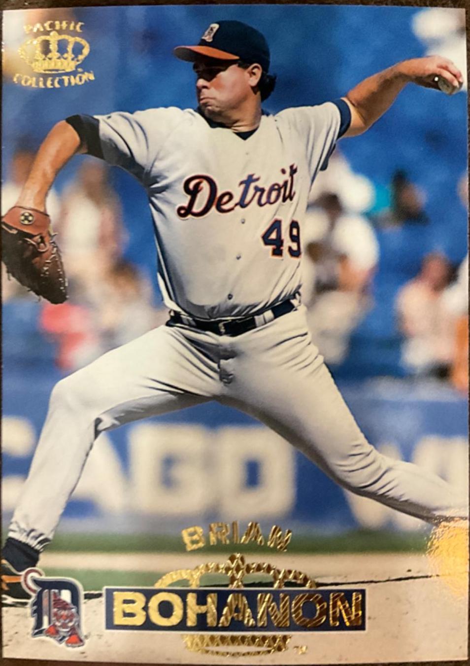 Brian Bohanon #317 1996 Pacific Crown Collection Baseball