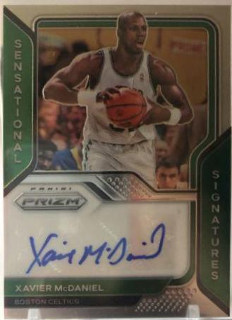 Xavier McDaniel Basketball Cards 2020 Panini Prizm Sensational Signatures