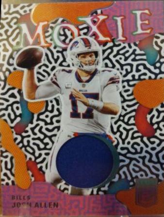 Josh Allen #MO-29 Football Cards 2022 Panini Donruss Elite Moxie