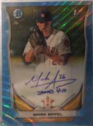 Mark Appel [Chrome Blue Wave Refractor] #MA