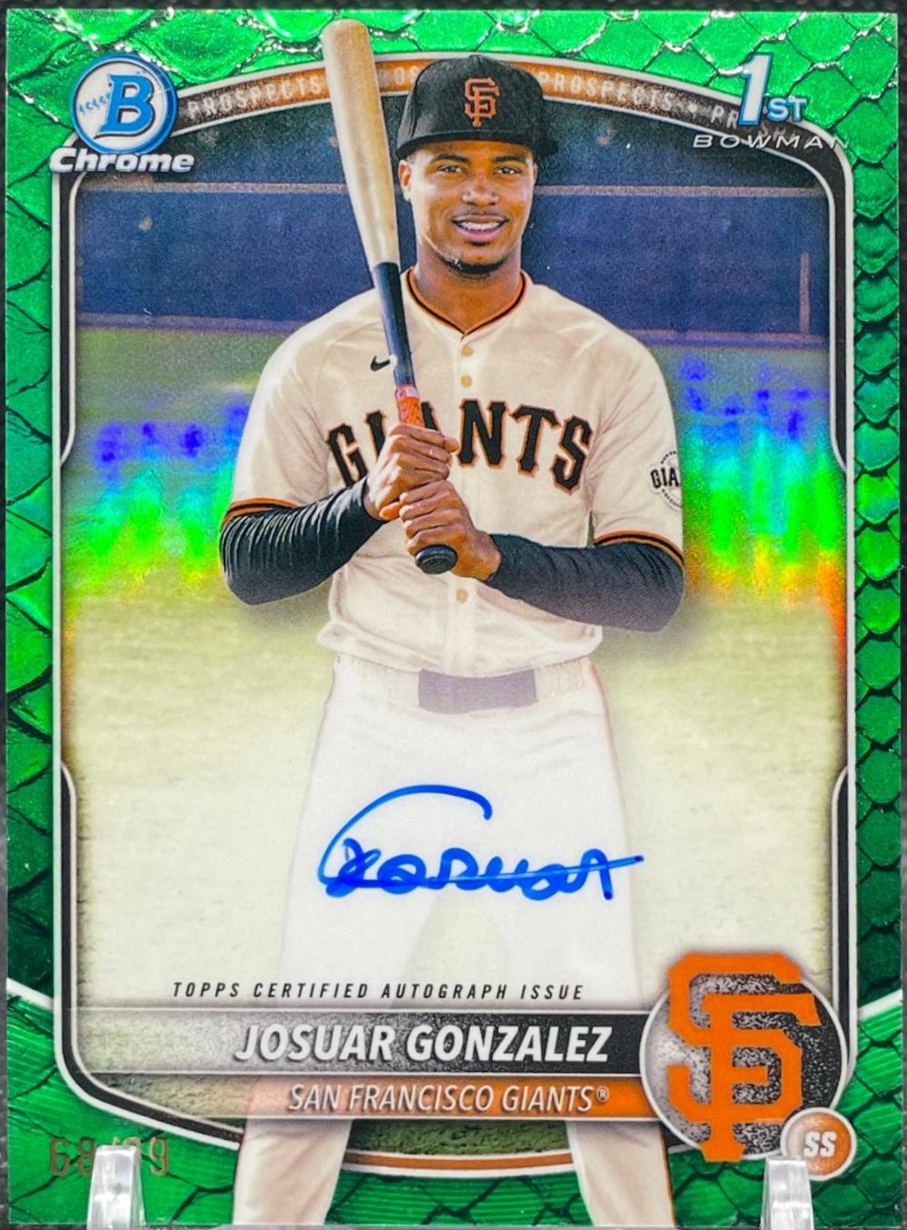 Josuar Gonzalez [Reptilian Green Refractor] #CPA-JD