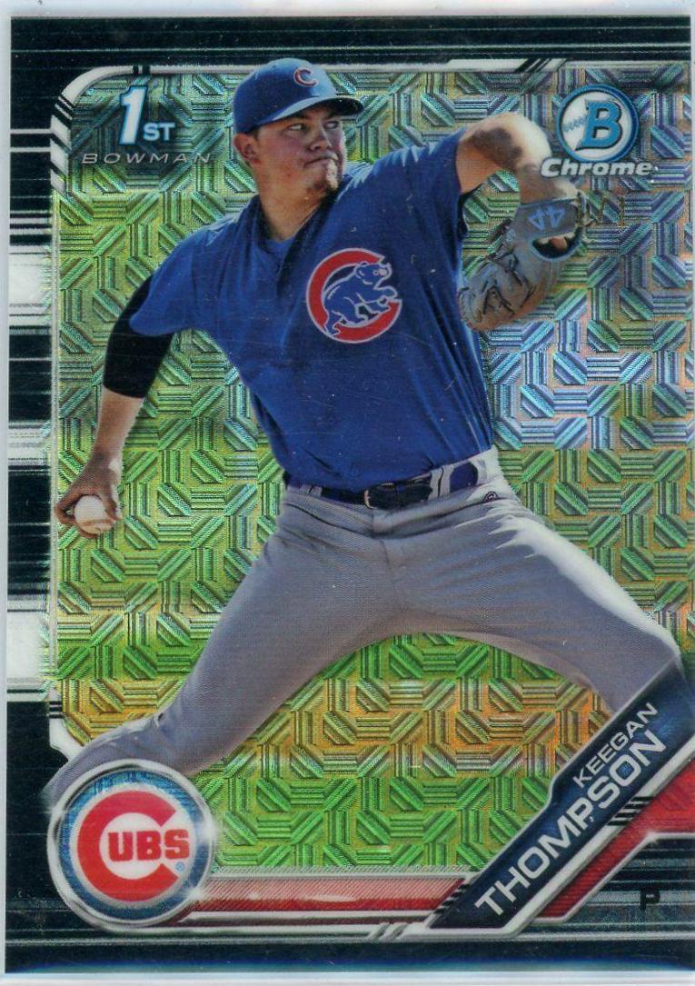 Keegan Thompson #90 2019 Bowman Mega Box Chrome Baseball