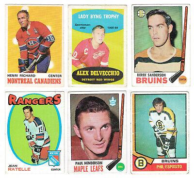 Alex Delvecchio #206 1969 O Pee Chee Hockey