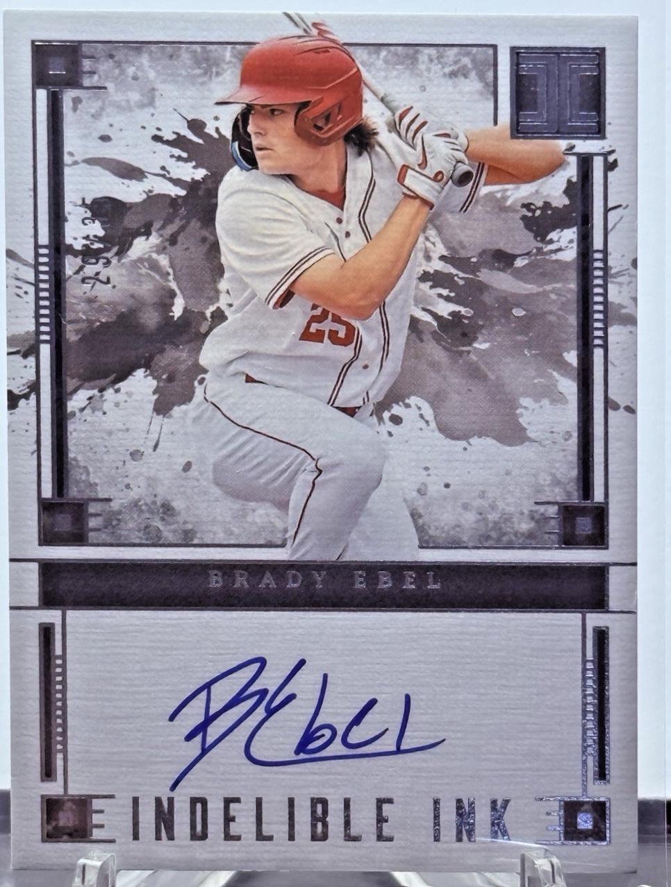 Brady Ebel #40 2025 Panini Impeccable Baseball Indelible Ink