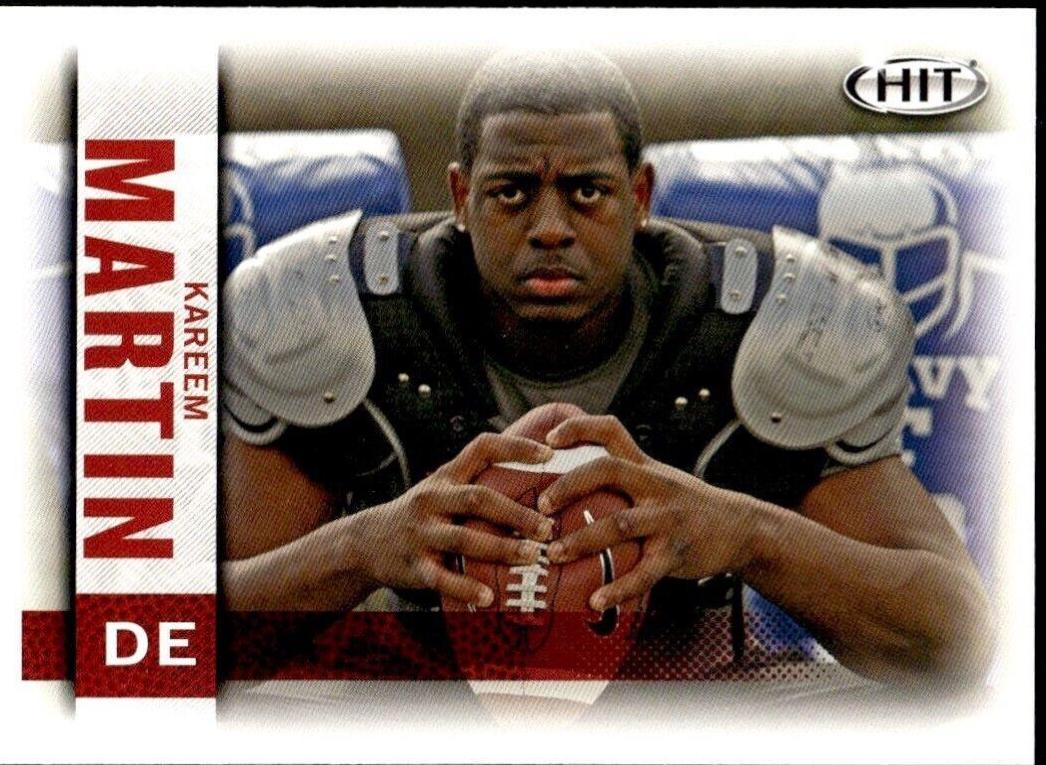 Kareem Martin #42 Football Cards 2014 Sage Hit