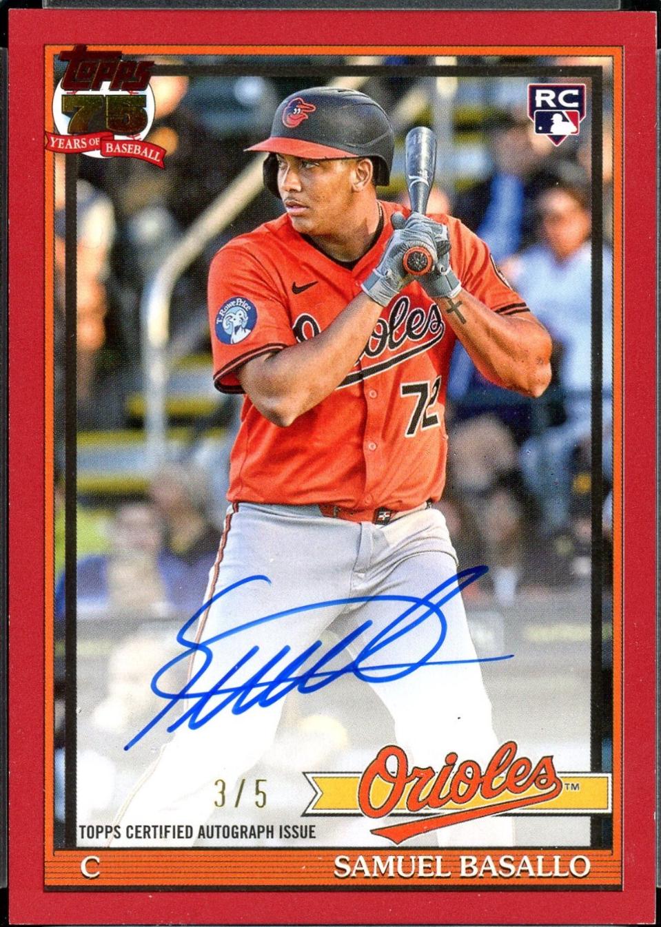 Samuel Basallo [Red] #91A-SB