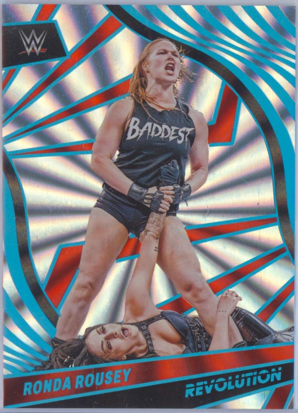 Ronda Rousey [Sunburst] #50 Prices | 2022 Panini Revolution WWE ...