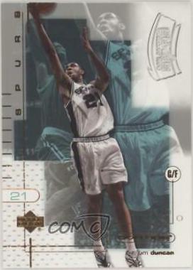 Tim Duncan #76 Basketball Cards 2001 Upper Deck Ovation