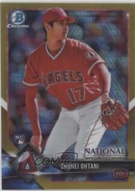 Shohei Ohtani #BNR-SO Baseball Cards 2018 Bowman Chrome National Convention