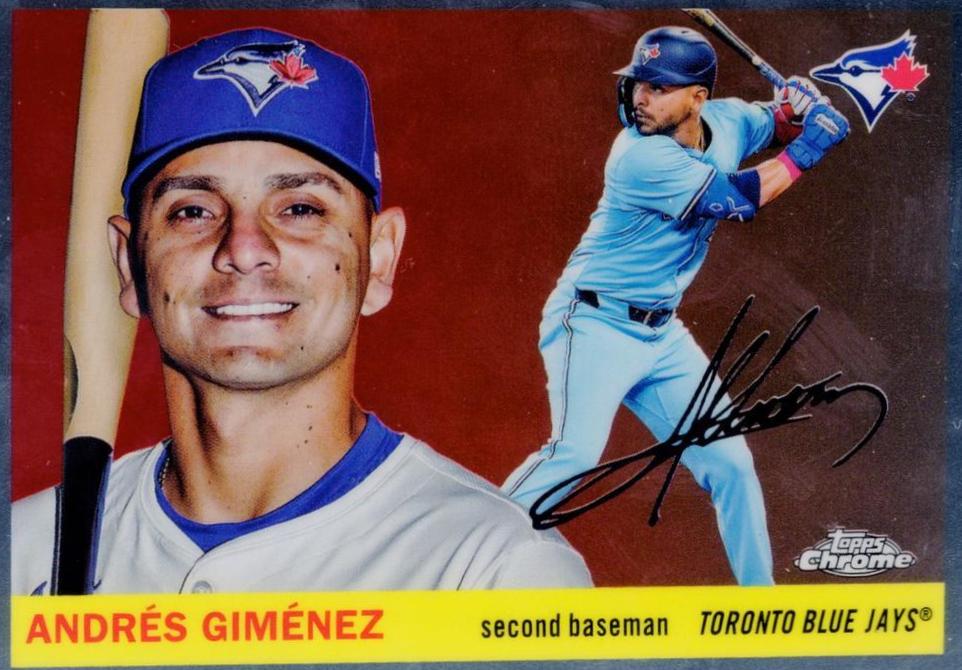 Andres Gimenez #6 2025 Topps Chrome Platinum Baseball