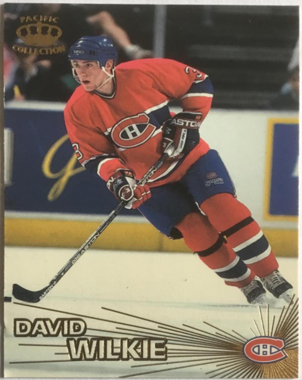 David Wilkie #54 Hockey Cards 1997 Pacific Crown