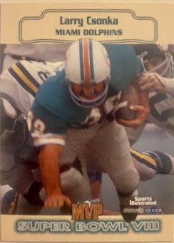 Larry Csonka #8 Football Cards 1999 Sports Illustrated