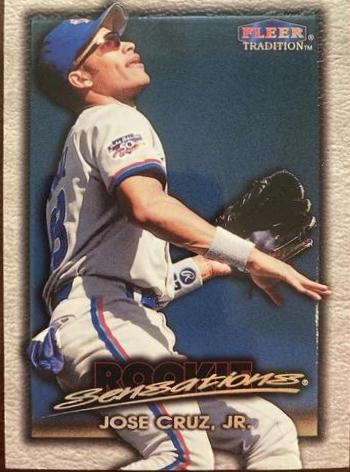 Jose Cruz Jr #2 Baseball Cards 1998 Fleer Rookie Sensations