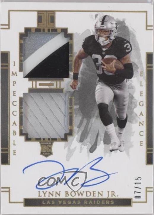 Lynn Bowden Jr. [Helmet, Patch Autograph Glove] #133