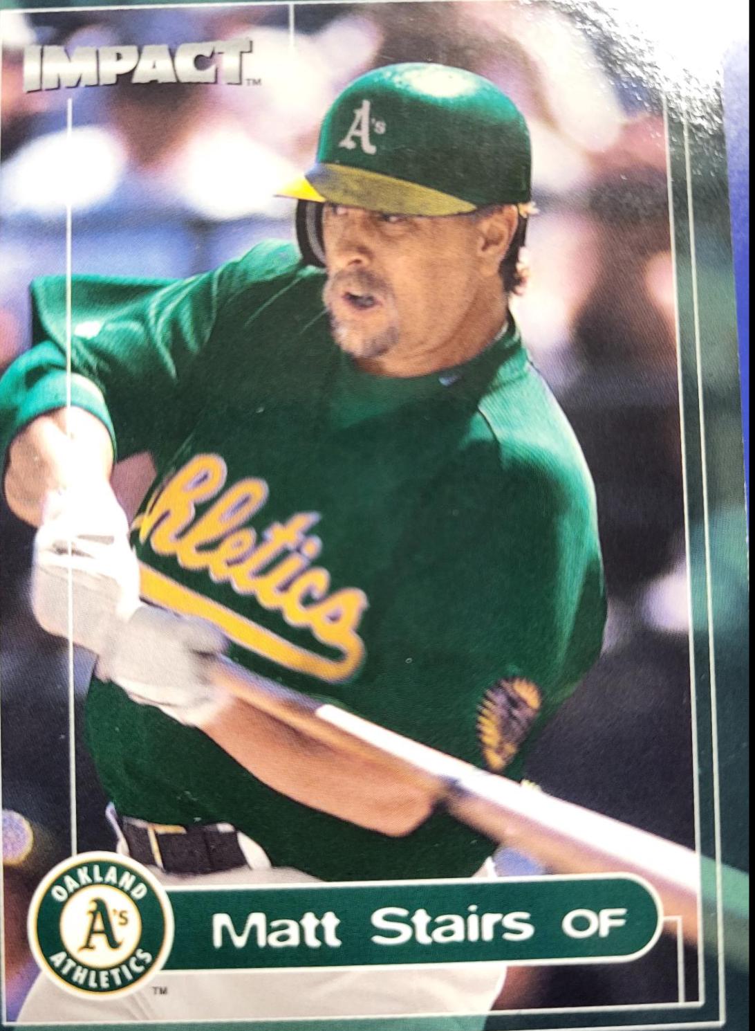 Matt Stairs #155 Baseball Cards 2000 Fleer Impact
