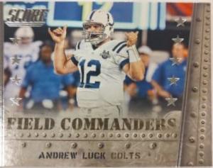 Andrew Luck #FC5 Football Cards 2014 Panini Score Field Commanders