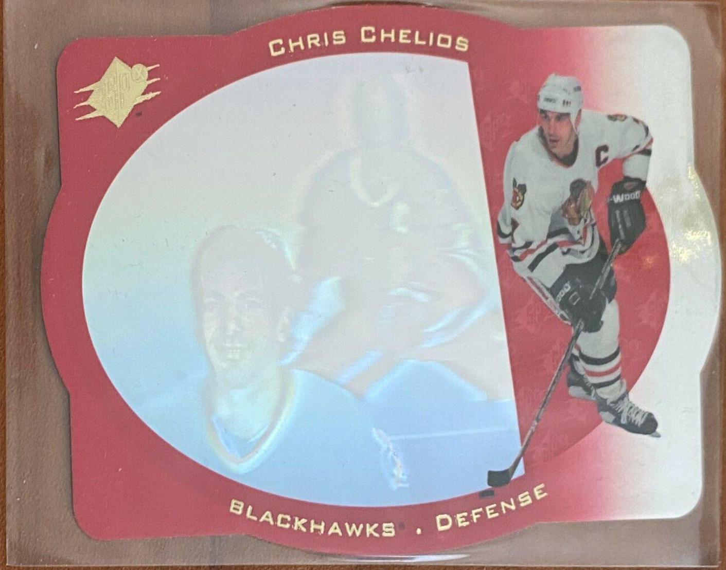 Chris Chelios #6 Hockey Cards 1996 Spx
