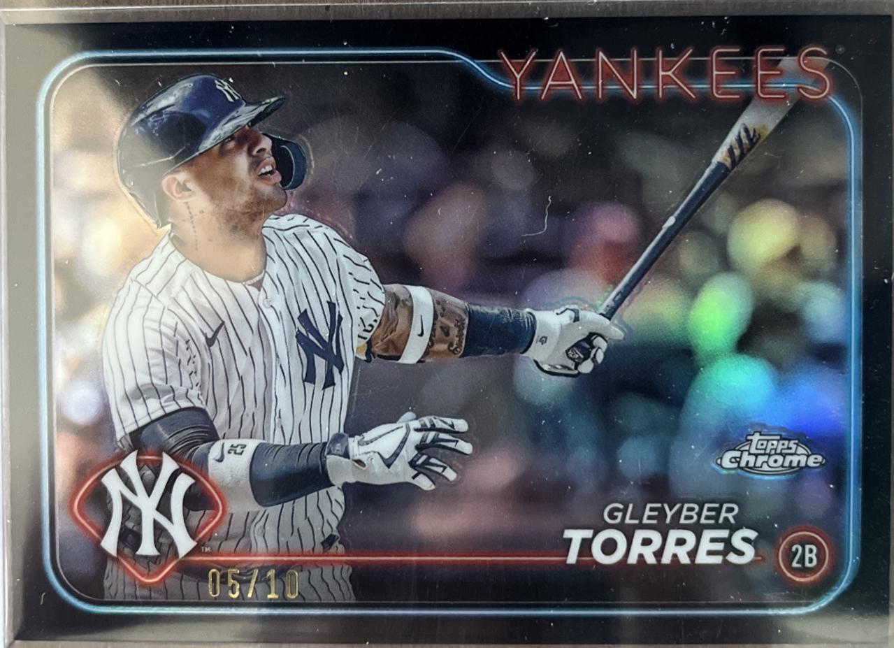 Gleyber Torres [Black Refractor] #280