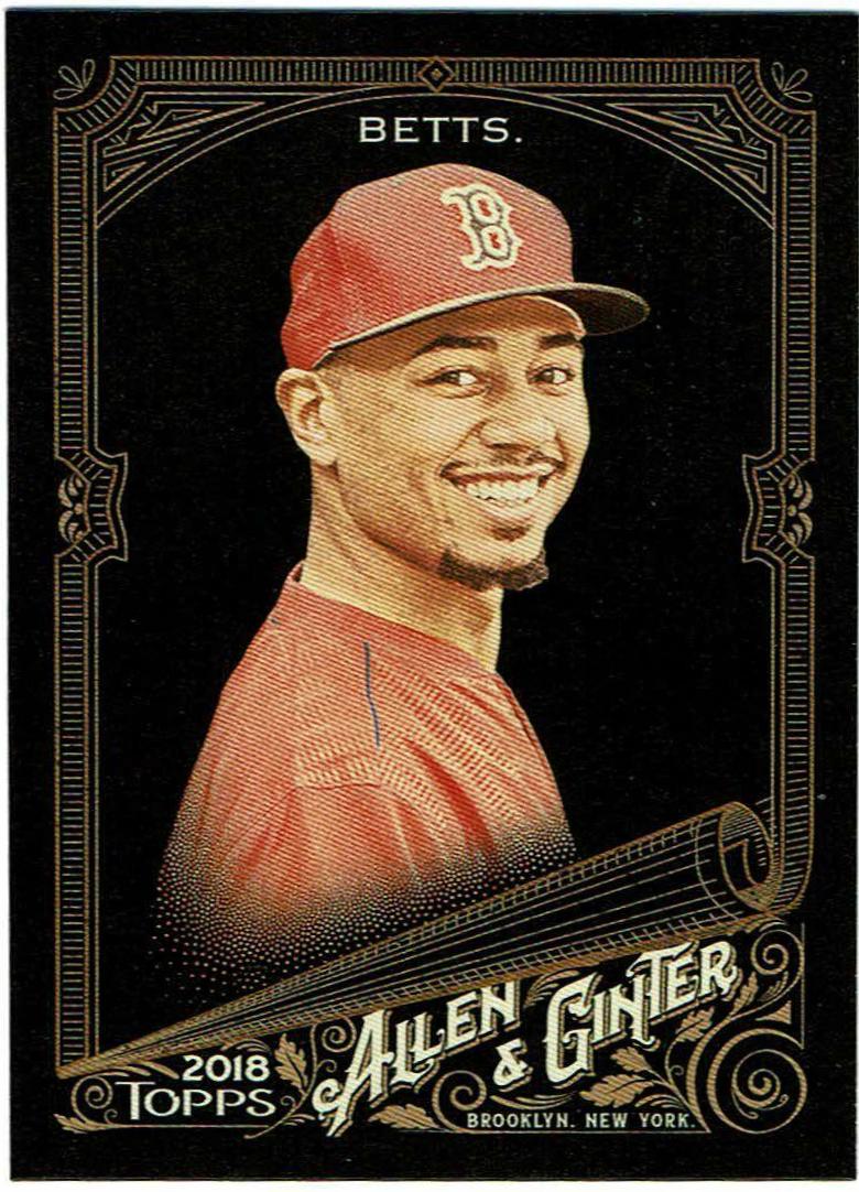 Mookie Betts #245 2018 Topps Allen & Ginter X Baseball