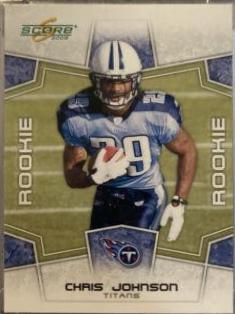 Chris Johnson #348 Football Cards 2008 Panini Score