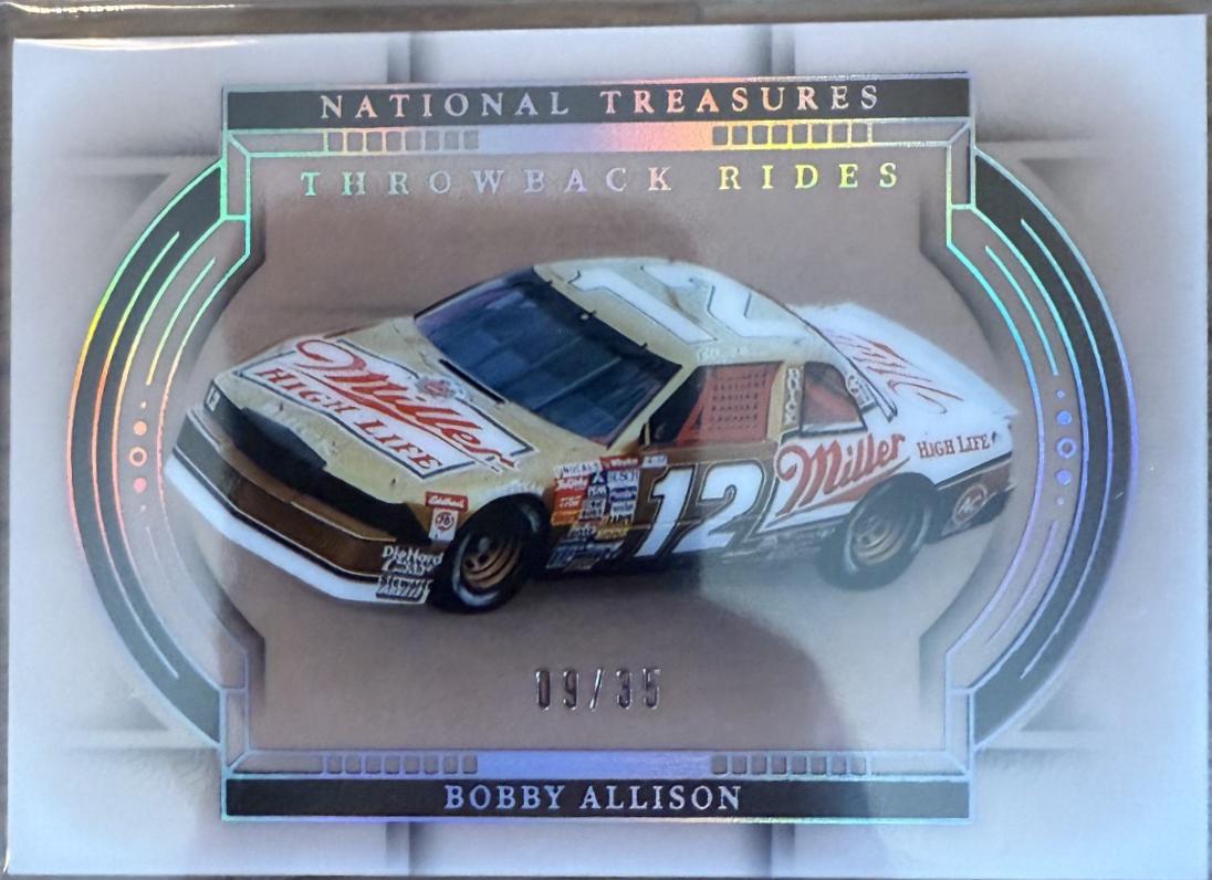 Bobby Allison #6 Racing Cards 2024 Panini National Treasures NASCAR Throwback Rides
