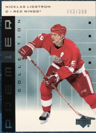 Nicklas Lidstrom #24 Hockey Cards 2002 Upper Deck Premier Collection