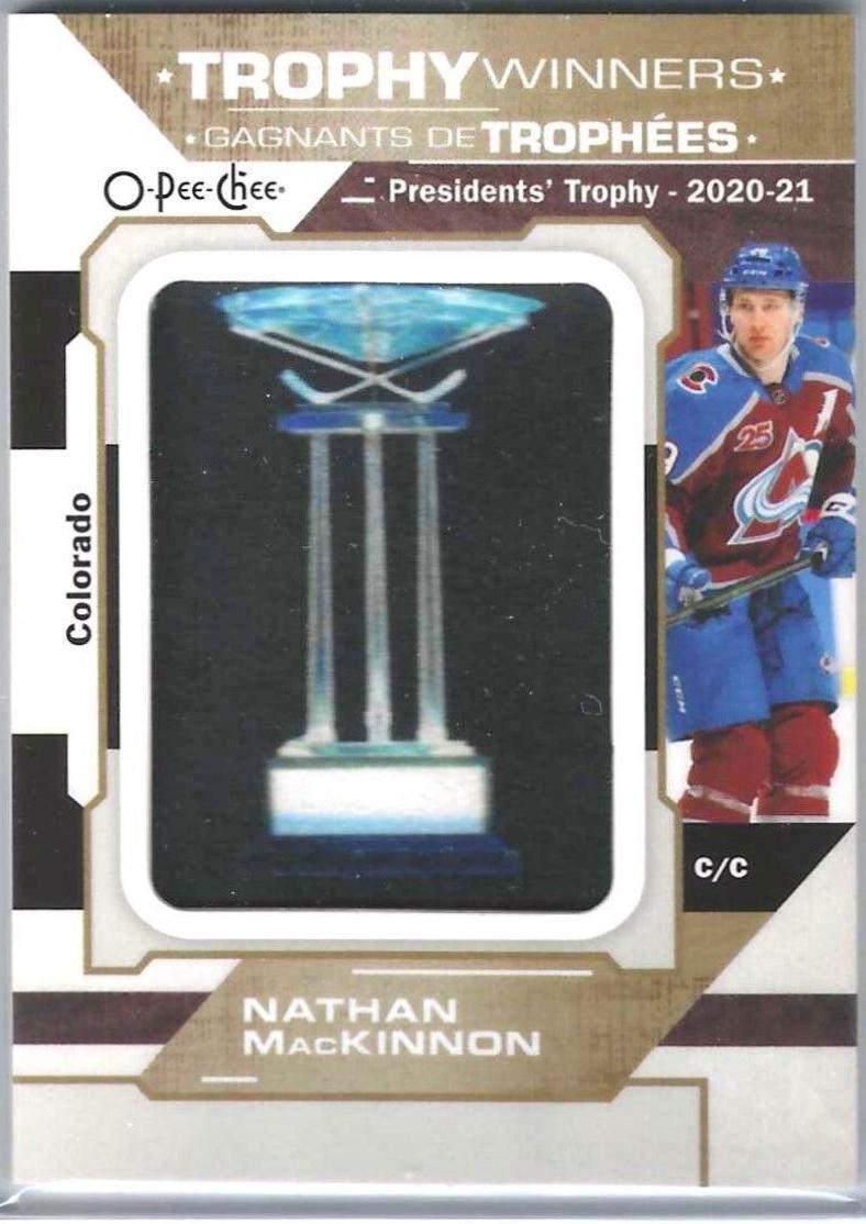 Nathan MacKinnon #P-11 Hockey Cards 2022 O Pee Chee Patches