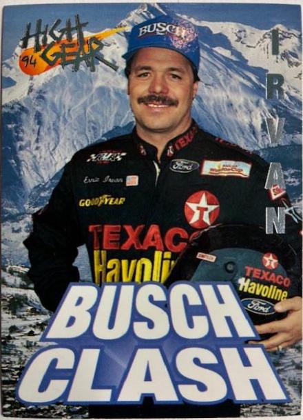 Ernie Irvan #95 Racing Cards 1994 Wheels High Gear NASCAR