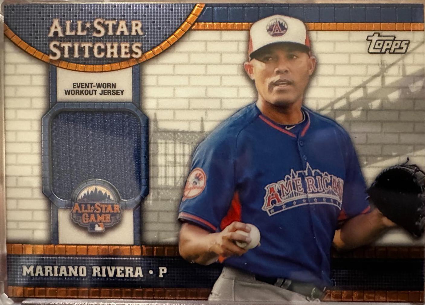 Mariano Rivera #ASR-MR Baseball Cards 2013 Topps Update All Star Stitches