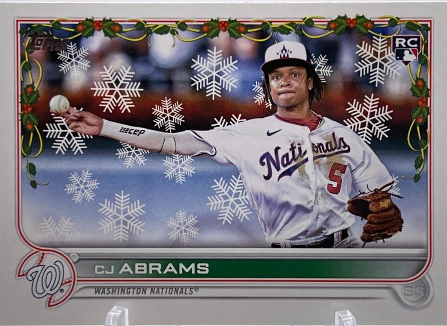 CJ Abrams #HW112 Baseball Cards 2022 Topps Holiday