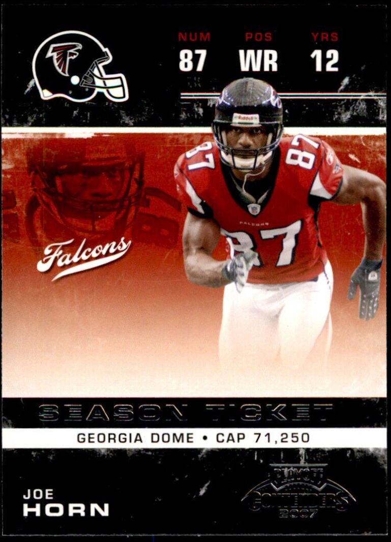 Joe Horn #7 Football Cards 2007 Playoff Contenders