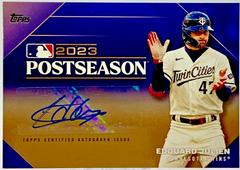 Edouard Julien #PPA-EJ Baseball Cards 2024 Topps Postseason Performance Autograph Prices