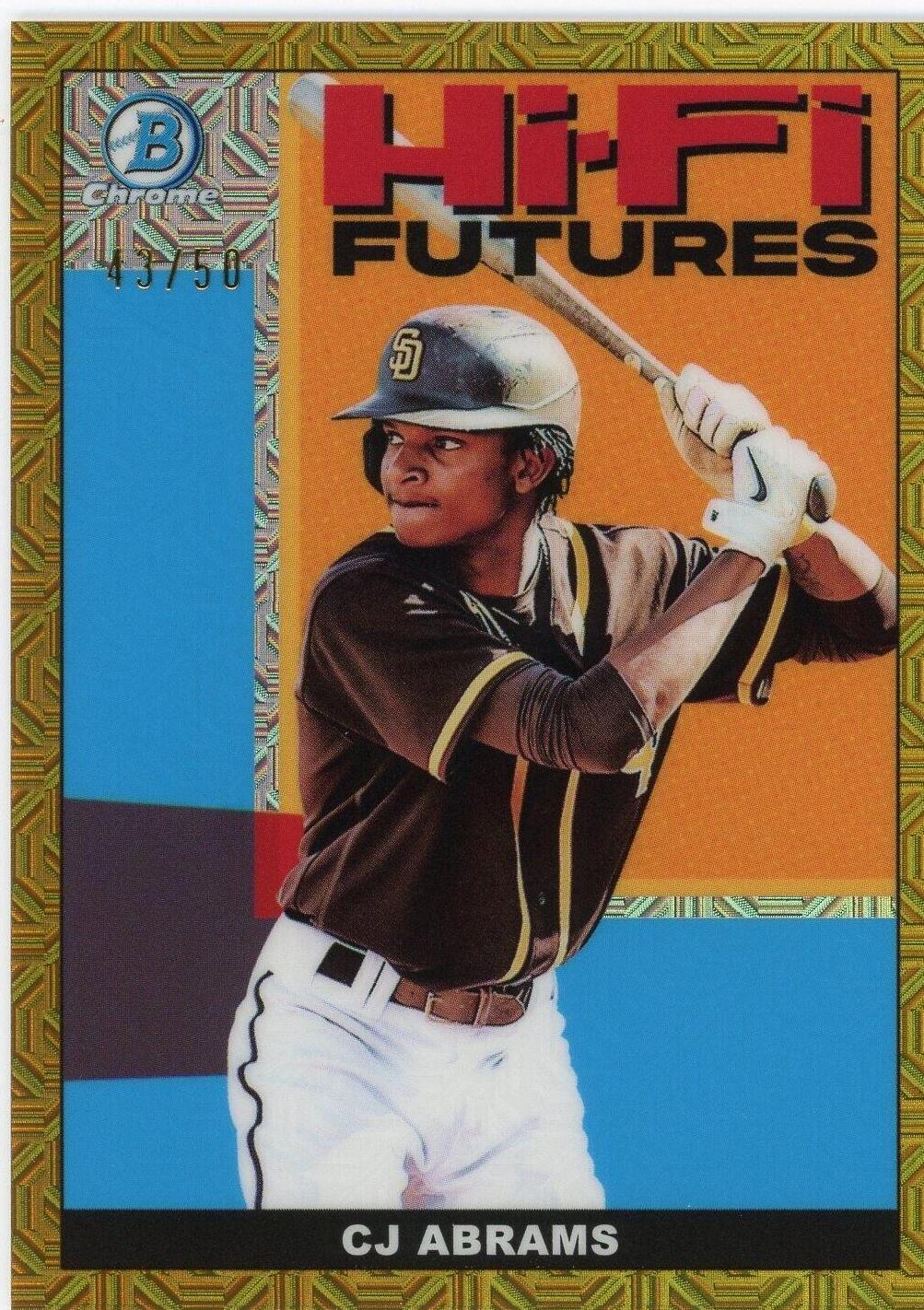 CJ Abrams [Gold Refractor] #HIFI-8